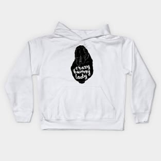 Crazy Bunny Lady Kids Hoodie